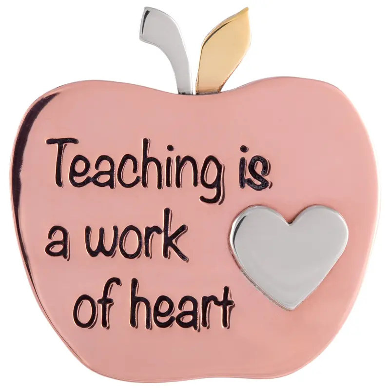 Work of Heart Teacher Appreciation Pin - Book