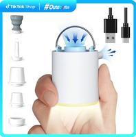 Mini Air Pump | Air Pump for Inflatables - Fast Inflation Deflation Portable Pump Camping Equipment Sleeping Mat Inflating Be...