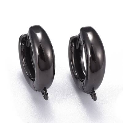 Brass Hoop Earrings