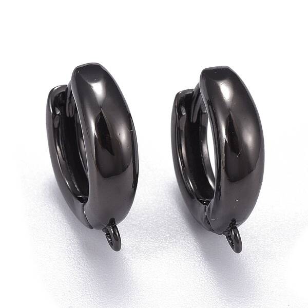 Brass Hoop Earrings