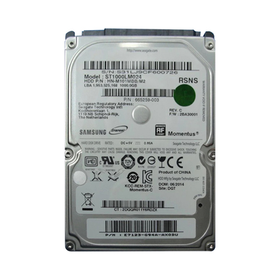 665259-003 HP 1TB 5400RPM SATA 3Gb/s 2.5-Inch Hard Drive