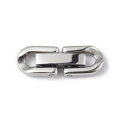 Non-Tarnish 304 Stainless Steel Fold Over Clasps