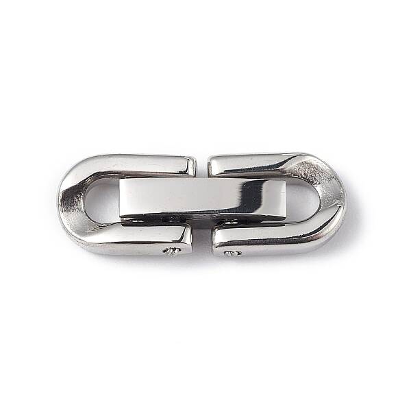 Non-Tarnish 304 Stainless Steel Fold Over Clasps
