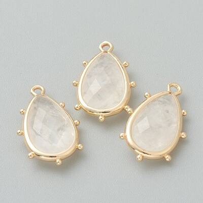 Natural Quartz Crystal Pendants
