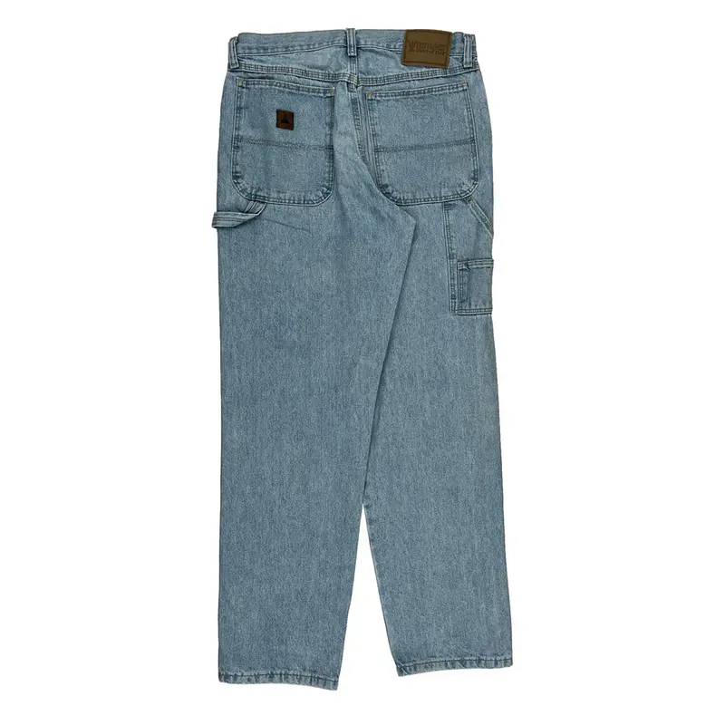 Wrangler Carpenter Jeans - 32W 32L Light Wash Cotton | Size: 32″ waist