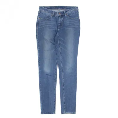 LEVI'S Mid Rise Jeans Blue Denim Regular Skinny Stone Wash Womens W28 L32