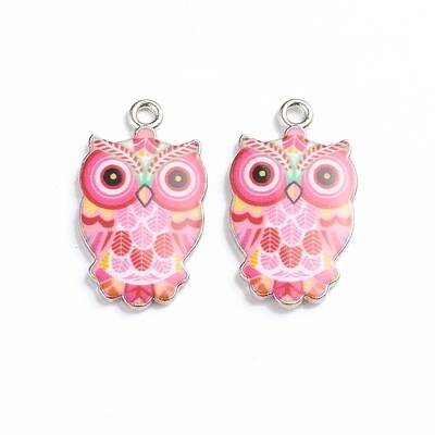 Alloy Enamel Pendants