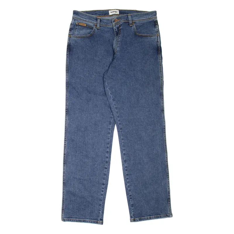 WRANGLER Texas Mens Jeans Blue Regular Straight W35 L32