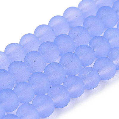 Transparent Glass Bead Strands