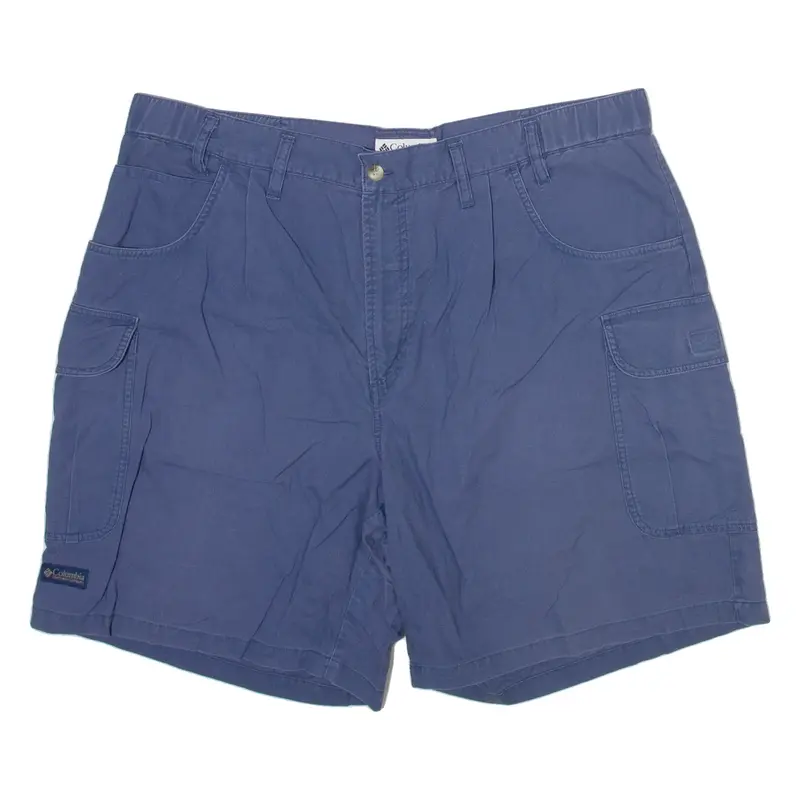 CARLO COLUCCI Mens Cargo Shorts Blue XL W38