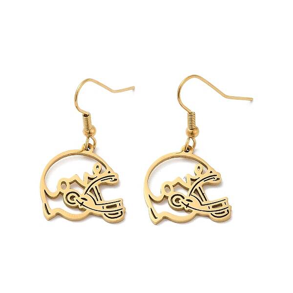 PVD Vacuum Plating 304 Stainless Steel Dangle Earrings