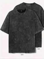 Men's Retro Style Washed Distressed Crewneck Tee, Vintage Casual Stylish Comfy Short Sleeve Round Neck T-shirt for Summe...