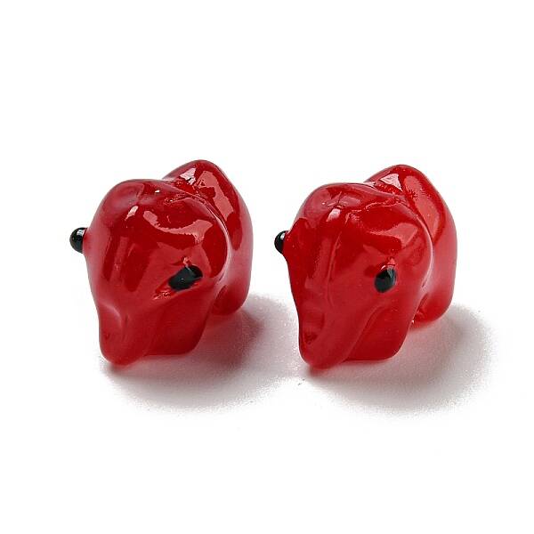 Handmade Transparent Glass Beads