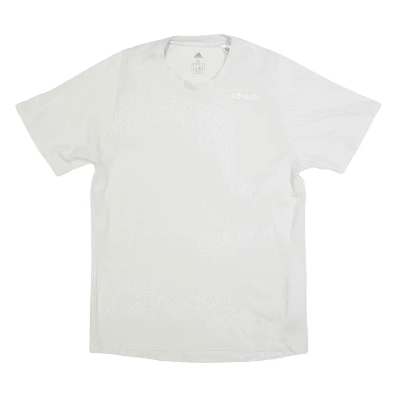 ADIDAS Mens T-Shirt Beige S
