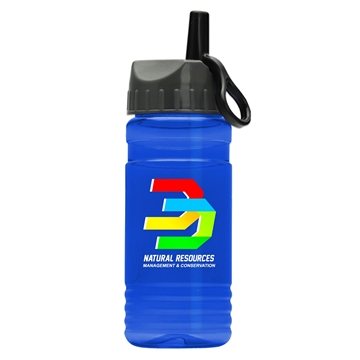 200 Custom 20 oz UpCycle rPET Bottle Ring Straw Lid - Digital - ...