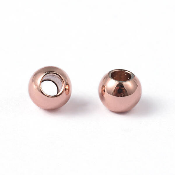 Round Ion Plating(IP) 304 Stainless Steel Beads