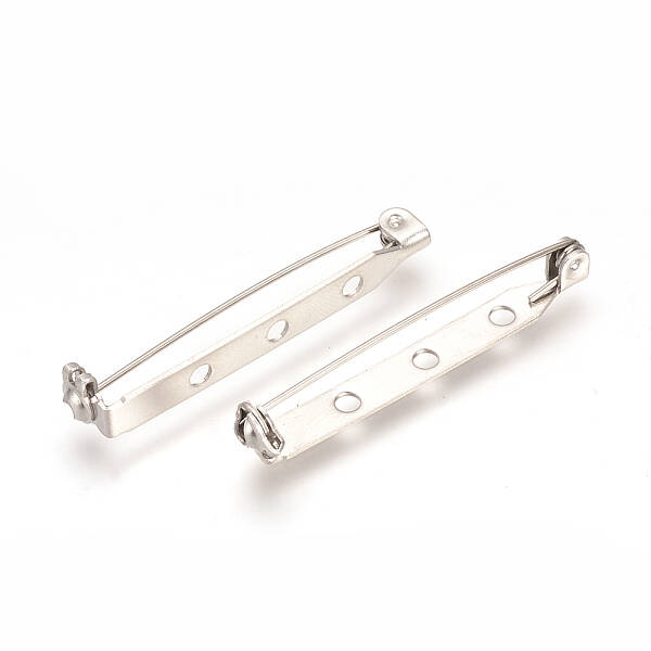 Non-Tarnish 304 Stainless Steel Pin Brooch Back Bar Findings