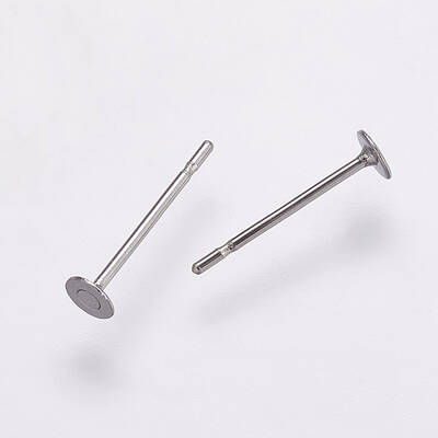 Tarnish Resistant 304 Stainless Steel Stud Earring Settings