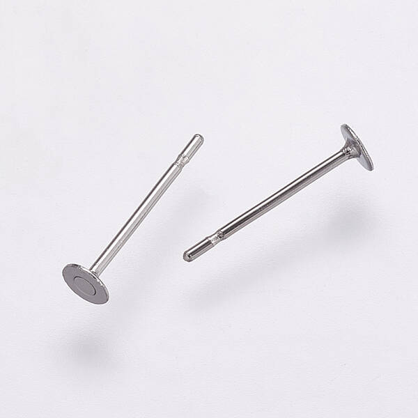 Tarnish Resistant 304 Stainless Steel Stud Earring Settings