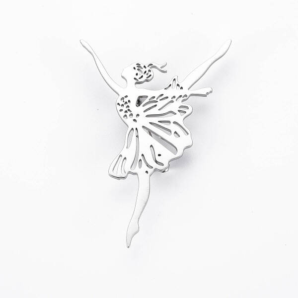 Non-Tarnish Dancer Brooch