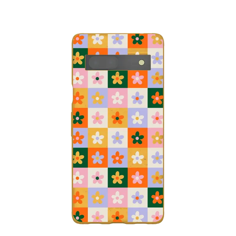 Honey Flower Tiles Google Pixel 7a Case