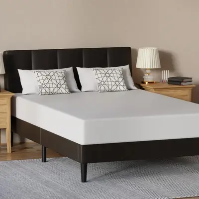 8 Inch Gel Memory Foam Mattress Medium-Firm Mattress for Pressure Relief & Cooler Sleep, Mattress for Adults Guest Room Certi...