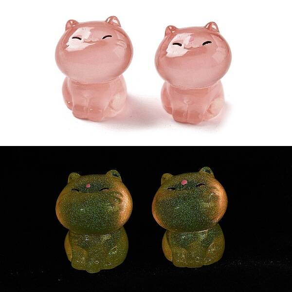 Luminous Resin Cute Little Cat Ornaments