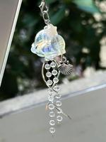 Jellyfish Design Keychain, Cute Clear Phone Chain, Fashionable Keychain for Women & Men, Trendy All-match & Exquisite Keychai...