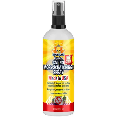 Bodhi Dog Cat No More Scratching! Spray - Safe Training Cat Scratch Spray with Essential Oils - Made in USA - 8 fl oz (237 mL...