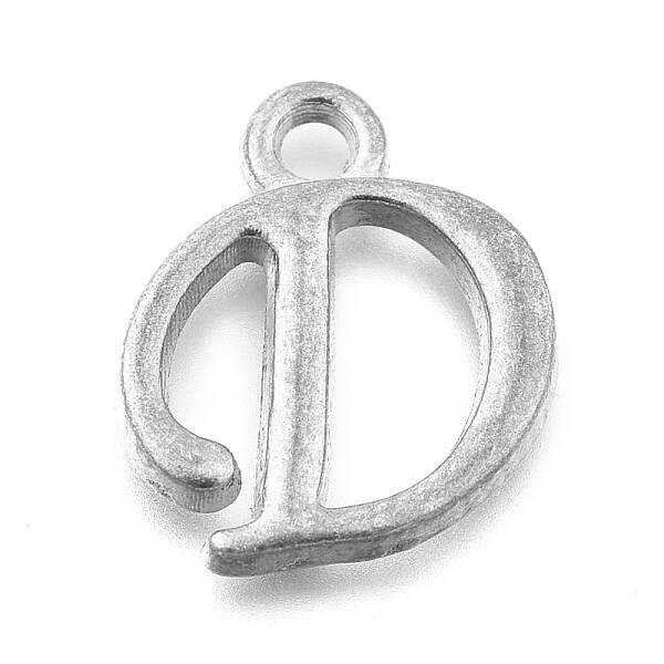 Alloy Letter Pendants