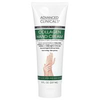 Advanced Clinicals Collagen Hand Cream,  8 fl oz (237 ml)