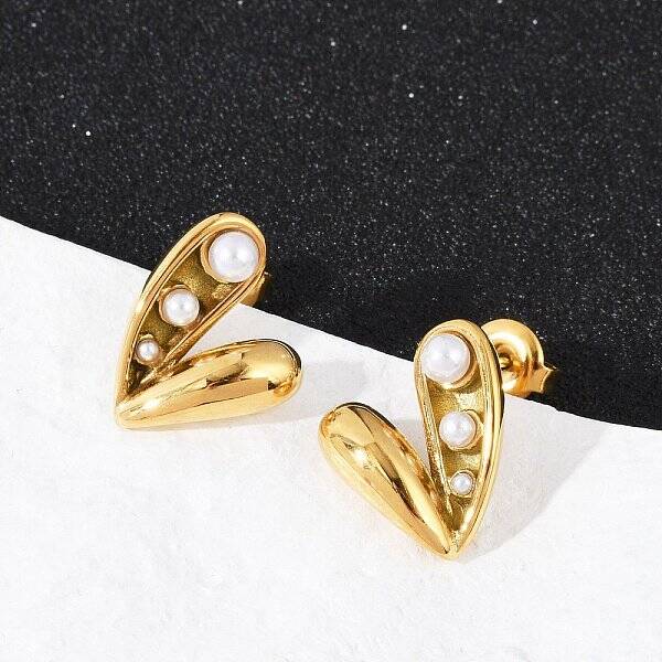 304 Stainless Steel Stud Earrings