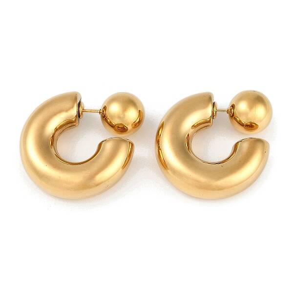 304 Stainless Steel Stud Earrings