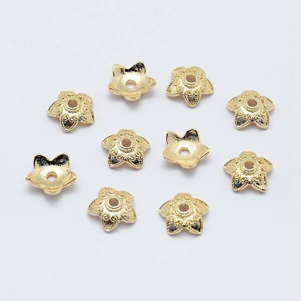 5-Petal Brass Caps