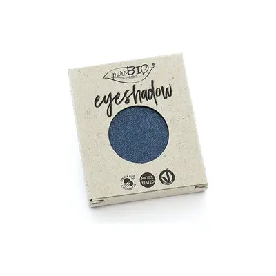 Purobio cosmetics Compact Eyeshadow, 07 Blue (shimmer) Refill (2.50 g)