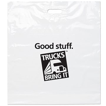 150 Promotional Die Cut Handle Bag 22x24x5 - Reinforced & Gusseted