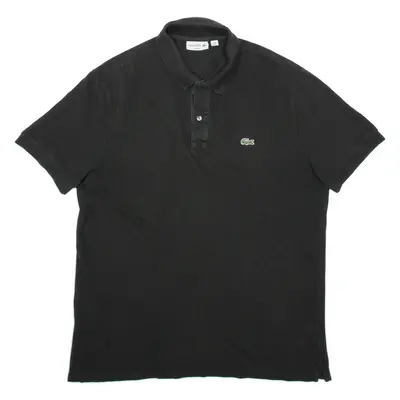 LACOSTE Mens Polo Shirt Black XL