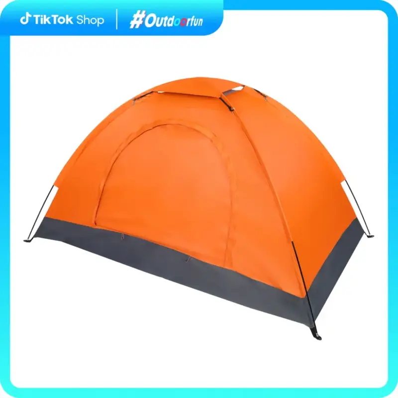 【Outdoorfun】Camping Dome Tent, 1-4 Person Waterproof Windproof Easy Setup Spacious Family Tents with Carry Bag & Rain Fly...