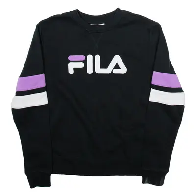 FILA Womens Sweatshirt Black S