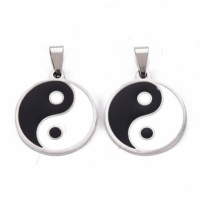 201 Stainless Steel Enamel Pendants