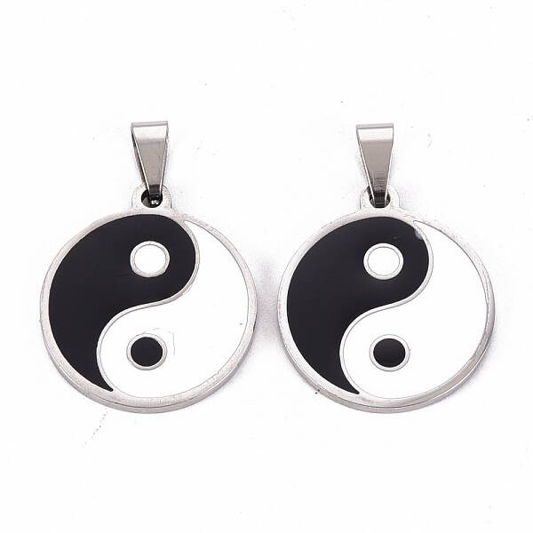 201 Stainless Steel Enamel Pendants