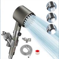 Filtered Shower Head with Handheld 3 Spray Modes High Pressure Shower Head with Filters Detachable Shower Head with 59″ Hos...