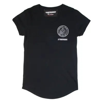 TRUE PRODIGY Womens T-Shirt Black L