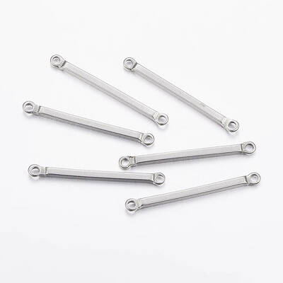Tarnish Resistant 304 Stainless Steel Bar Links connectors
