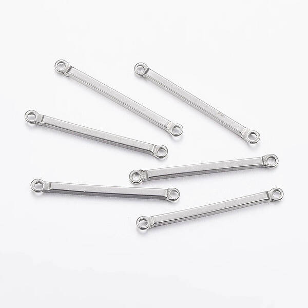 Tarnish Resistant 304 Stainless Steel Bar Links connectors