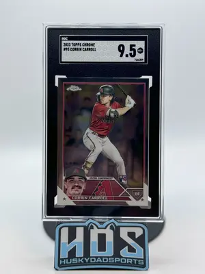 Corbin Carroll sgc 2023 Topps Baseball #95 9.5