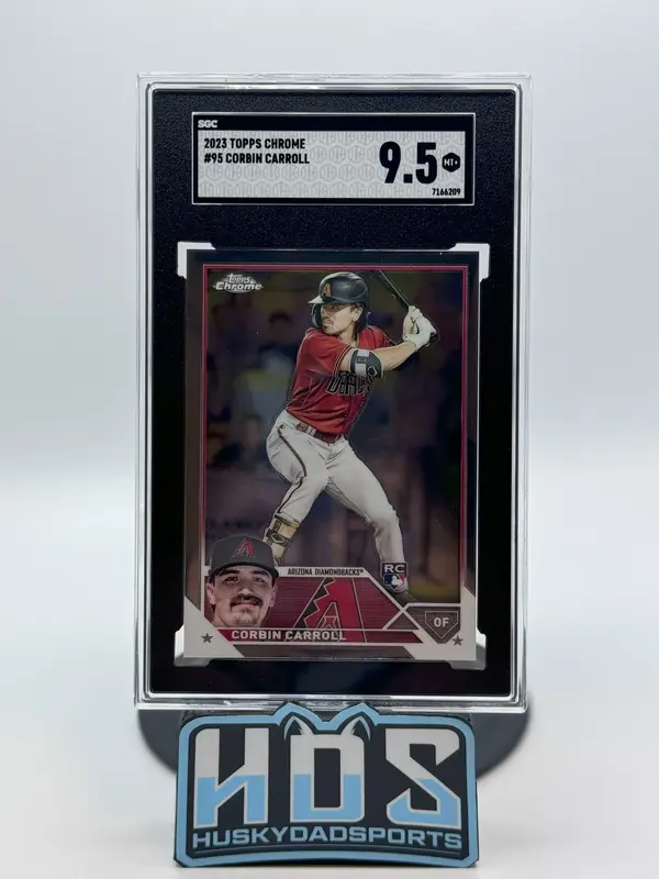 Corbin Carroll sgc 2023 Topps Baseball #95 9.5