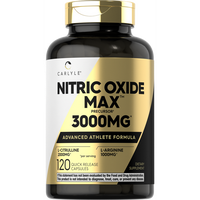 Carlyle Nitric Oxide Supplement 3000mg | For Men and Women | 120 Capsules | Pre Workout with L-Arginine & L-Citrulline | Non-...