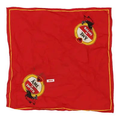 Ame De Torero Scarf - No Size Red Cotton
