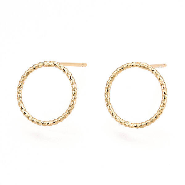 Brass Stud Earrings